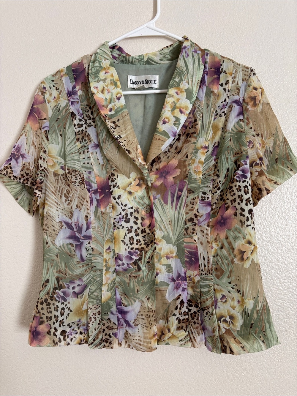 Danny & Nicole Safari Lili Print Dress Cover